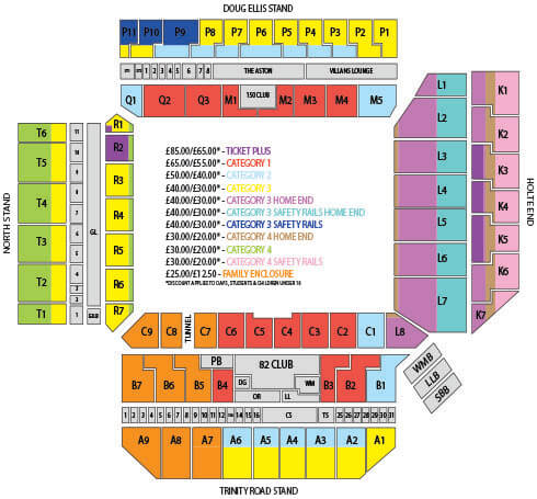 England v Andorra - Price Map - Small
