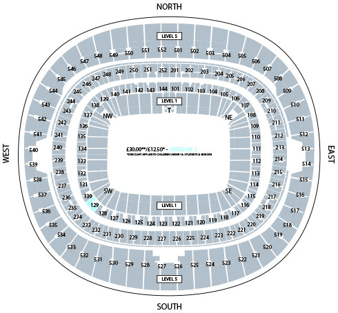 Spain Away Supporters - Price Map 1 - Small